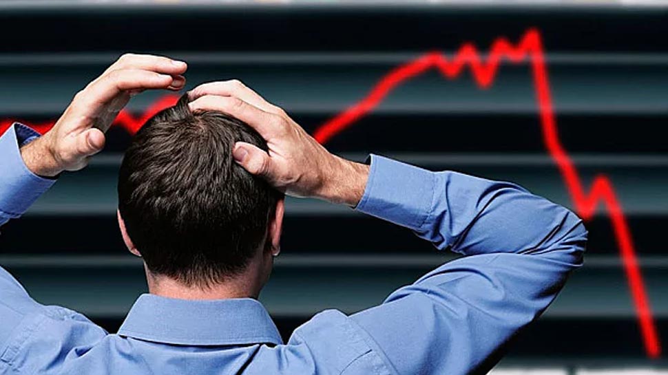 खौफ में शेयर बाजार, 1400 अंक की भारी गिरावट, बैंकिंग शेयरों की दुर्गति