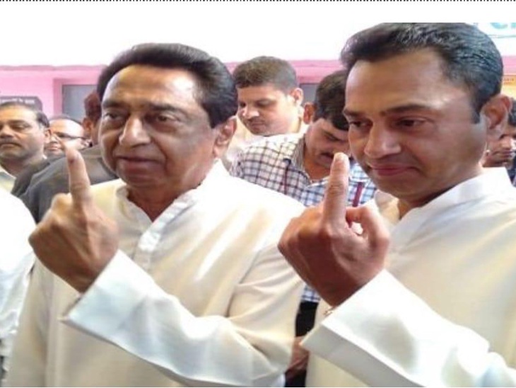 मध्यप्रदेश की 6 सीटों पर चुनाव, सीएम कमलनाथ ने डाला वोट