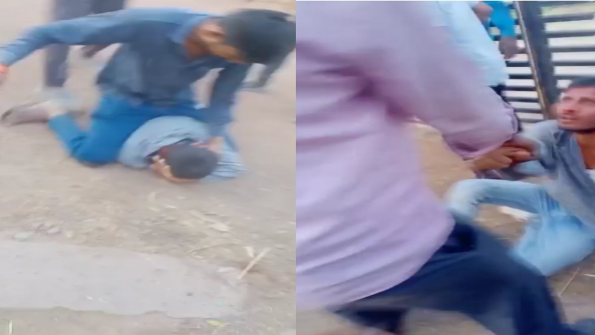 सतना में पुरानी रंजिश चलते युवक की बेरहमी से पिटाई, बदमाशों ने रास्ता रोककर की मारपीट, Video Viral