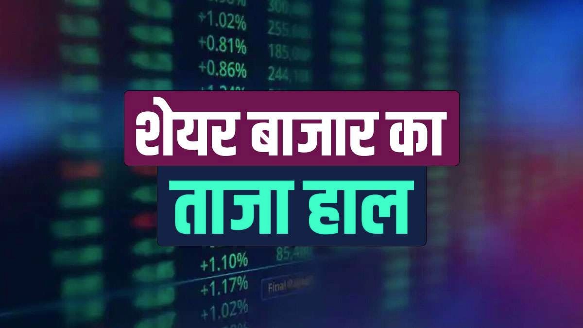 Share Market News : बाजार में छाई हरियाली, अडानी के शेयर में गिरावट, जानिए Sensex और Nifty का हाल