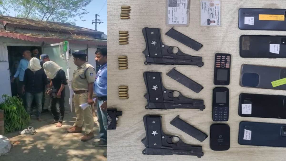 BHOPAL बैंक लूट के 5 आरोपी राजस्थान से गिरफ्तार: 3 पिस्टल और जिंदा कारतूस बरामद, बिहार के गैंगस्टर सुबोध के इशारे पर वारदात को देते थे अंजाम