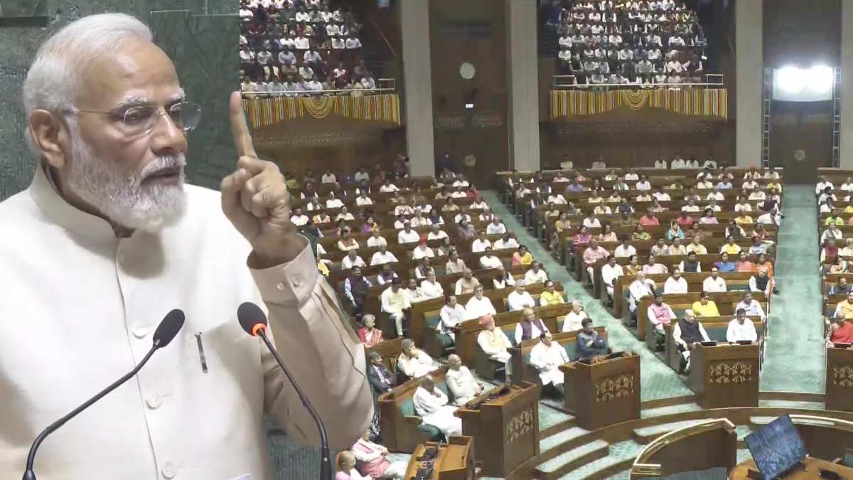 प्रधानमंत्री मोदी ने नए संसद भवन का किया लोकार्पण, कहा- ये आजादी का है अमृतकाल, देश को नई दिशा देने, अनंत सपनों, असंख्य आकांक्षाओं को पूरा करने का है अमृतकाल…