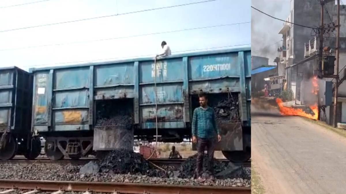 MP में आगजनी की दो घटनाएं: अशोकनगर में कोयले से भरी मालगाड़ी के डिब्बे में लगी आग, सिवनी में धू-धूकर जला ट्रांसफार्मर, दमकल वाहन की मदद से पाया काबू