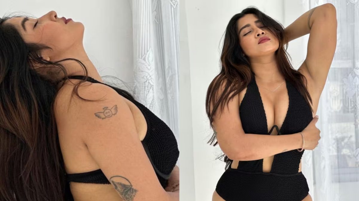 Sofia Ansari Hot Video: सोफिया ने कैमरे के सामने उतार डाले सारे कपड़े, बदन पर Butterfly वाले Tattoos, VIDEO देख बढ़ जाएगी गर्मी…