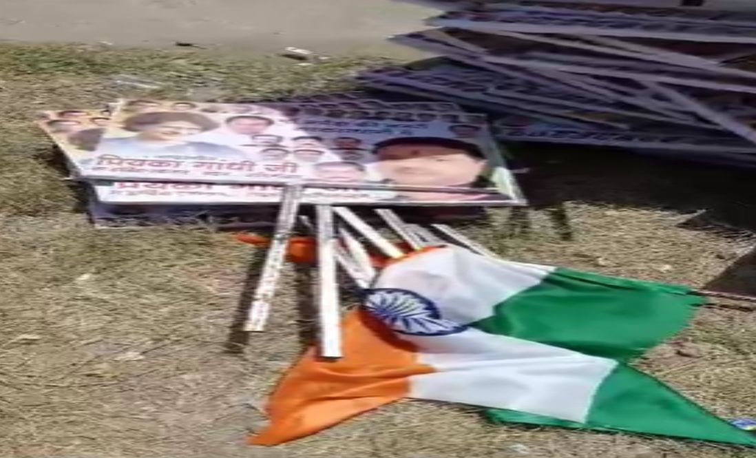 राष्ट्रीय ध्वज के अपमान पर भड़की BJP: प्रवक्ता सिसोदिया बोले- नकली गांधी के समर्थन के लिए देश के झंडे का अपमान