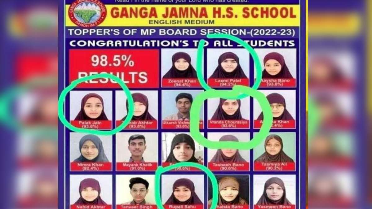 गंगा जमना स्कूल हिजाब मामले में बड़ा एक्शन: संचालकों पर हुई FIR, बच्चियों को डरा धमकाकर पहनाया जाता था हिजाब