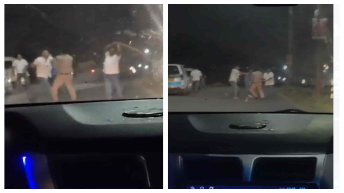 MP में पुलिसकर्मी पर हमला, VIDEO: शराब कारोबारियों ने सरेराह डंडों से पीटा, गुंडों को मंत्री का संरक्षण!