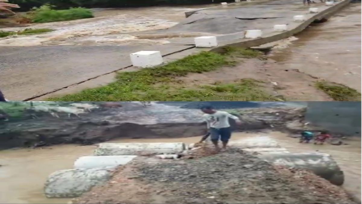 पुल टूटने का लाइव वीडियोः गांवों का जिला मुख्यालय से संपर्क टूटा, गांव तक नहीं पहुंची एंबुलेंस, घर में हुआ प्रसव