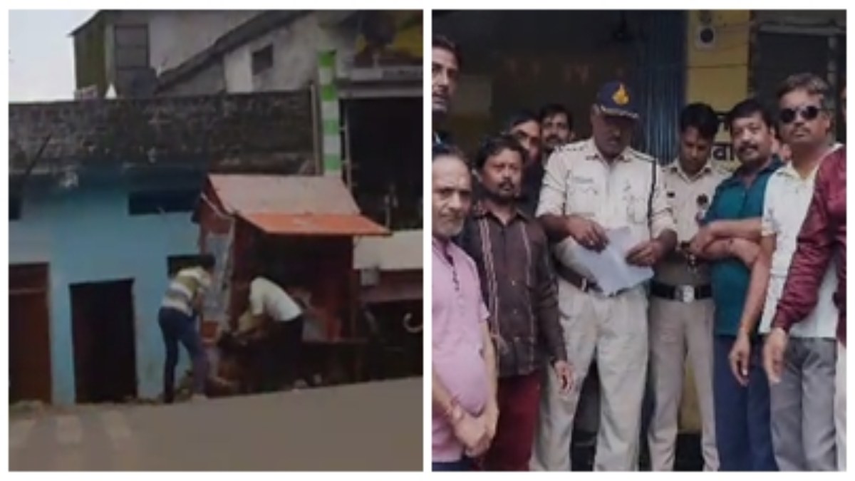 लाठी से जानलेवा हमला VIDEO: पान ठेला चलाने वाले शख्स को बेरहमी से पीटा, पुलिस ने 151 की कार्रवाई कर की खानापूर्ति, समाज के लोगों ने किया हंगामा  