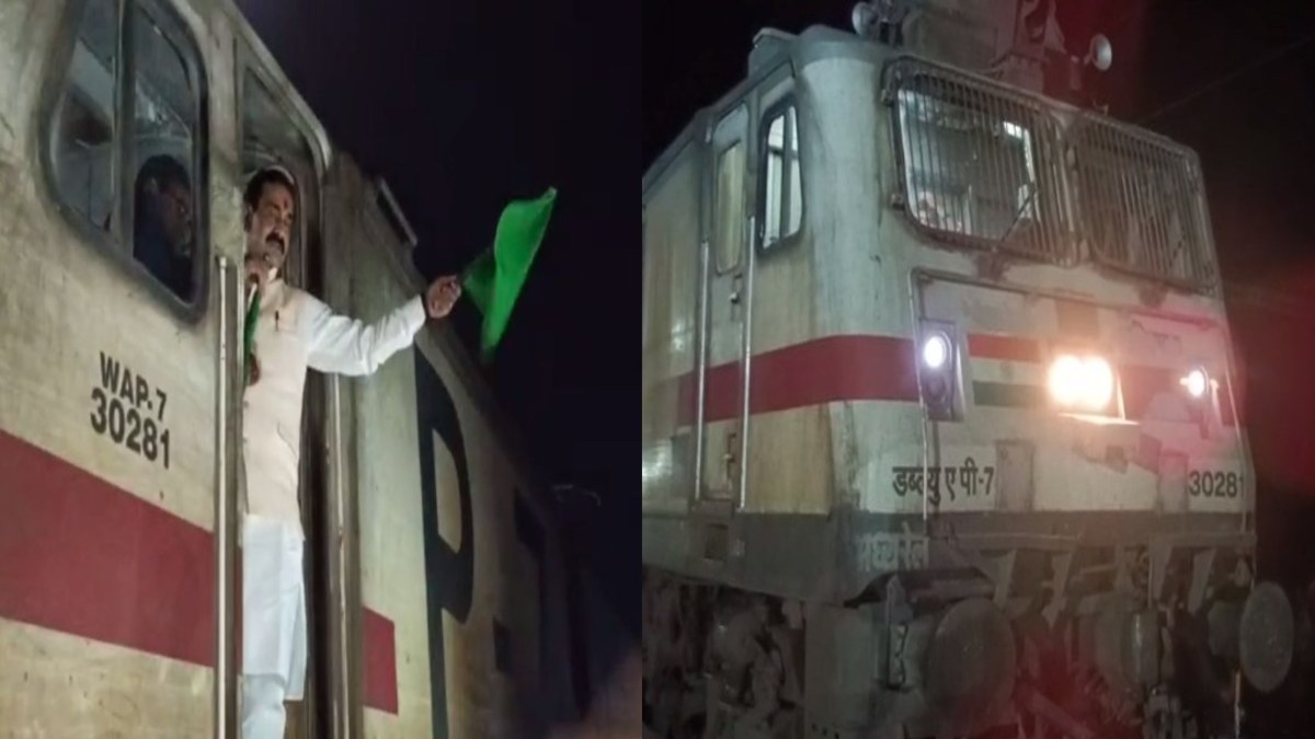 सौगात: वसई स्टेशन पर रुकेगी पठानकोट एक्सप्रेस, नरोत्तम मिश्रा ने ट्रेन को दिखाई हरी झंडी