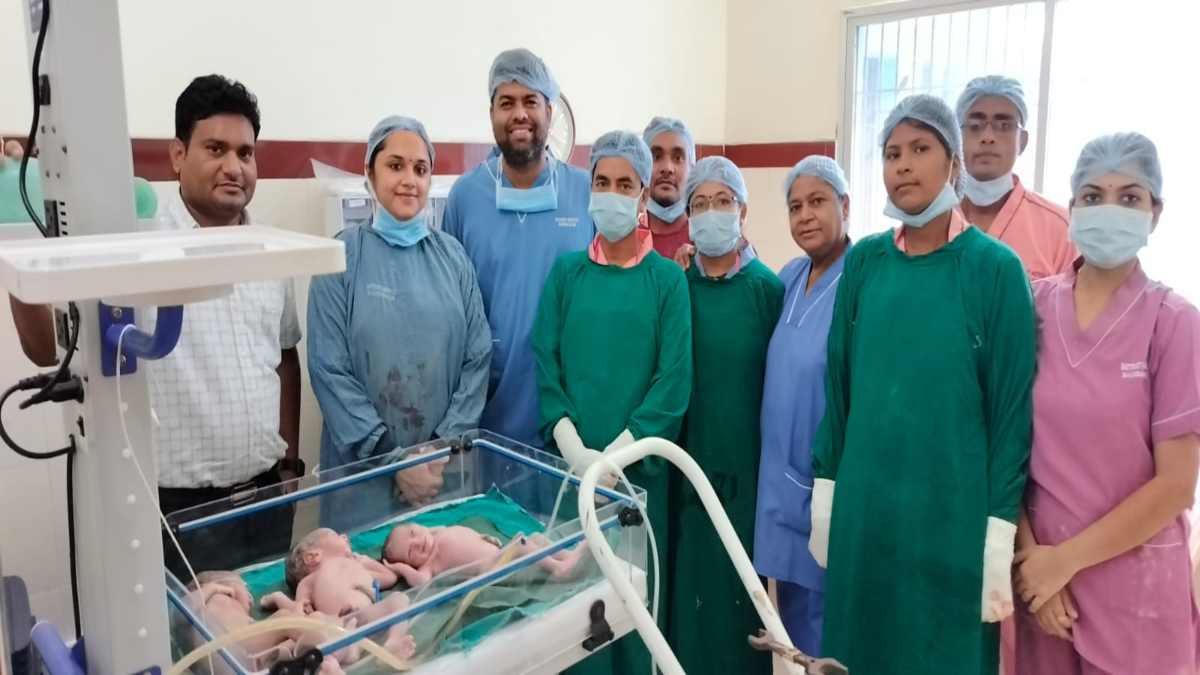 वरदान साबित हो रहा जिला अस्पतालः डॉक्टरों ने कर दिया कमाल, गर्भवती महिला ने 3 बच्चों को दिया जन्म