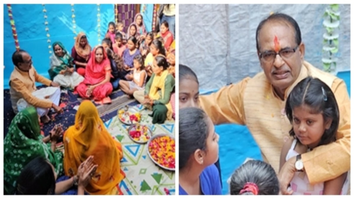 वोटिंग से एक दिन पहले लाडली बहना के घर पहुंचे CM शिवराज: बहन के घर किया भोजन, लखपति बनाने की कही बात  