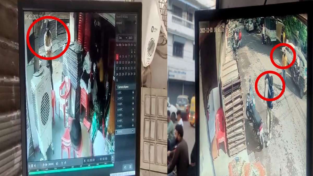 व्यापारी पर हमले का मामला: घटना का CCTV फुटेज आया सामने, टेटर टैक्स नहीं देने पर दी थी जान से मारने की धमकी