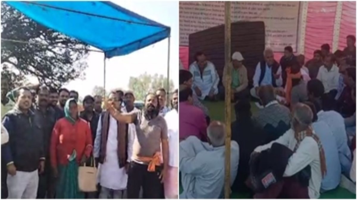 रामपुर बटुरा मेगा प्रोजेक्ट: ग्रामीण किसानों का आंदोलन जारी, नौकरी और पुनर्वास की मांग को लेकर अनिश्चित कालीन हड़ताल पर बैठे