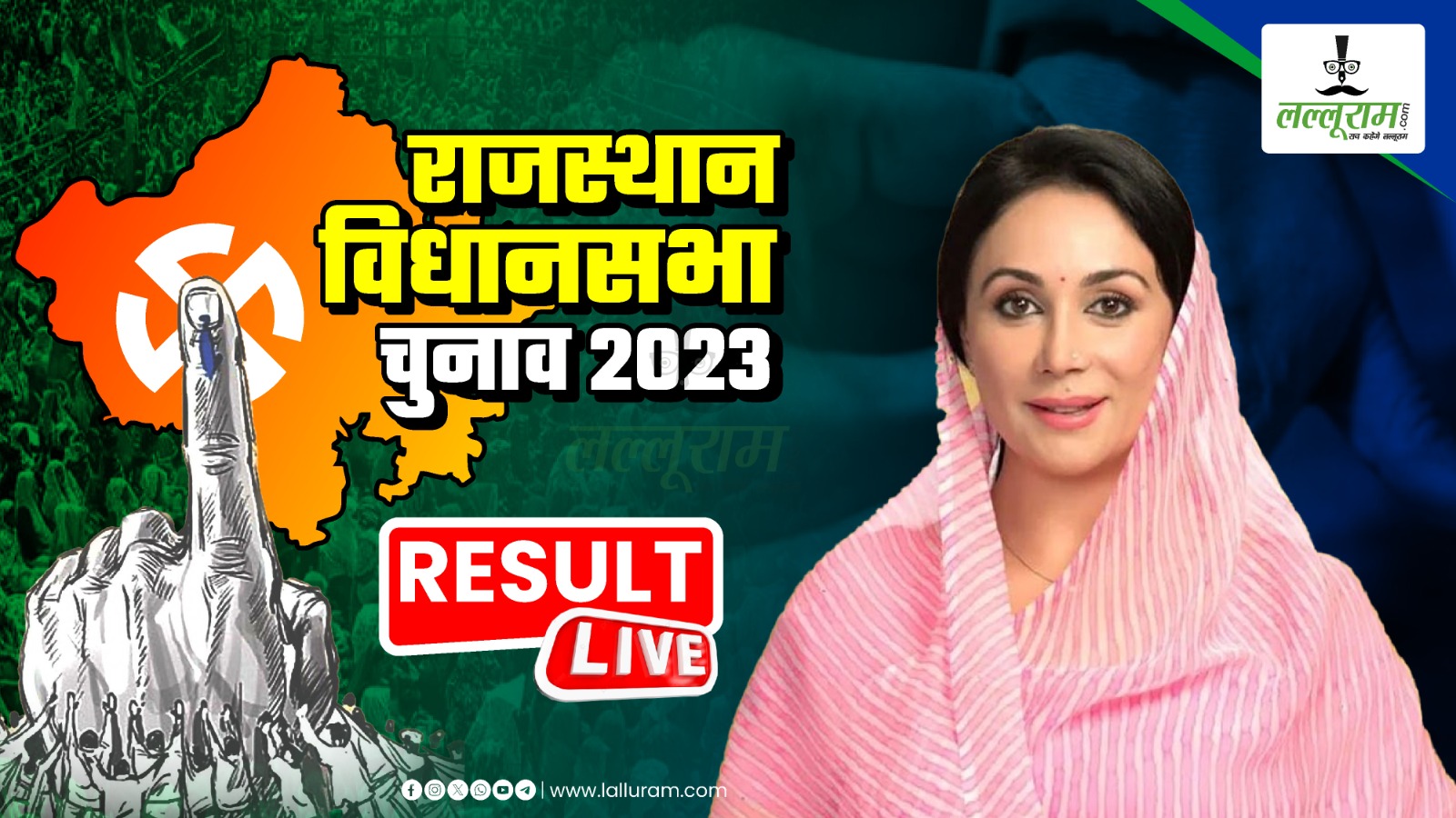 Rajasthan Elections 2023: राजकुमारी दीया कुमारी की बड़ी जीत, वसुंधरा ने बनाई 48 हजार की बढ़त…