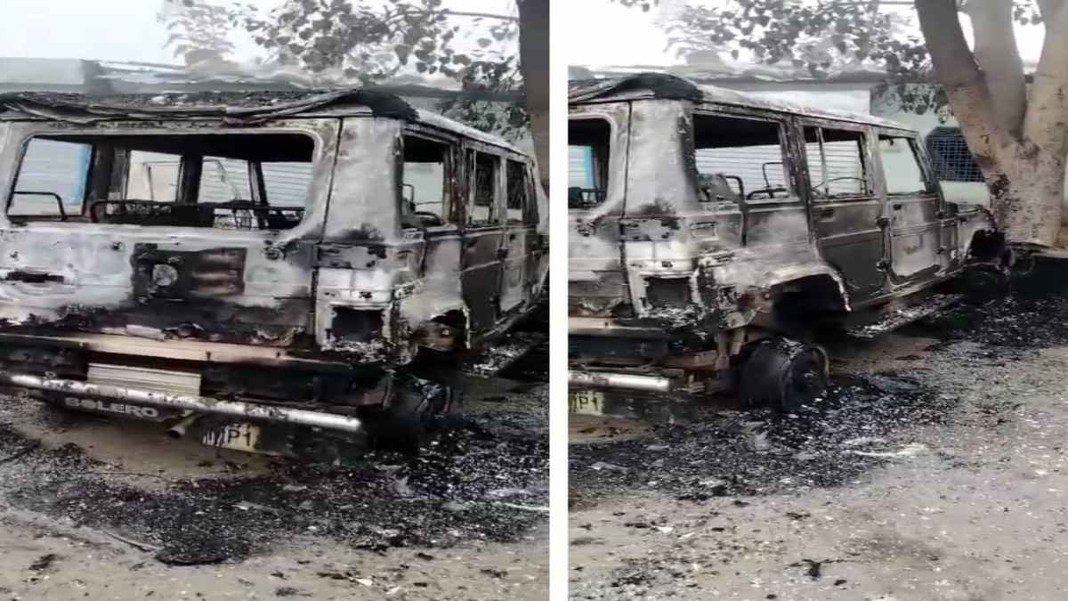 MP में बदमाशों को हौसले बुलंद: पैसे को लेकर ग्रामीण के साथ की मारपीट, वाहन में लगाई आग