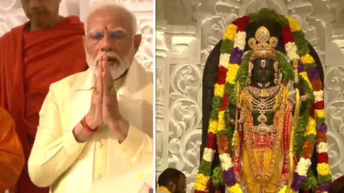 Ram Mandir प्राण प्रतिष्ठा के बाद PM मोदी ने रामभक्तों काे दी बधाई, कहा- सदियों की तपस्या के बाद लौटे राम