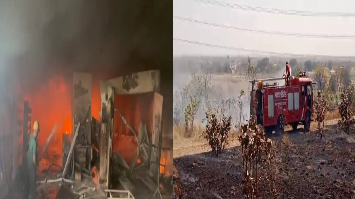 MP में आगजनी की 2 घटनाएं: ग्वालियर में शोरूम के वर्कशॉप में लगी आग, छिंदवाड़ा में पुलिस फायरिंग रेंज में भड़की आग