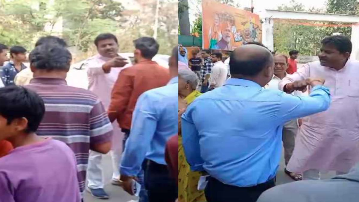 BJP पार्षद की दबंगई: जनता को धमकाते VIDEO वायरल, भाजपा के बूथ अध्यक्ष से भी की गाली गलौज