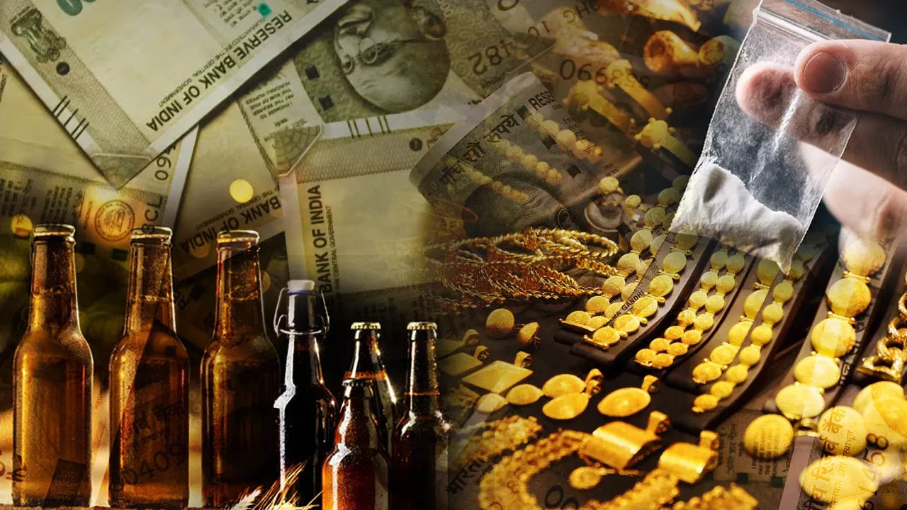 Delhi News: एक महीने में ₹236 करोड़ की शराब, कैश, सोना-चांदी ज़ब्त