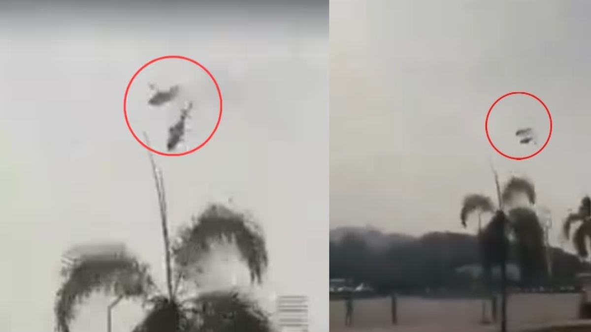 Helicopter Crash : हवा में टकराए मिलिट्री के 2 हेलिकॉप्टर, 10 की मौत, देखें Video …
