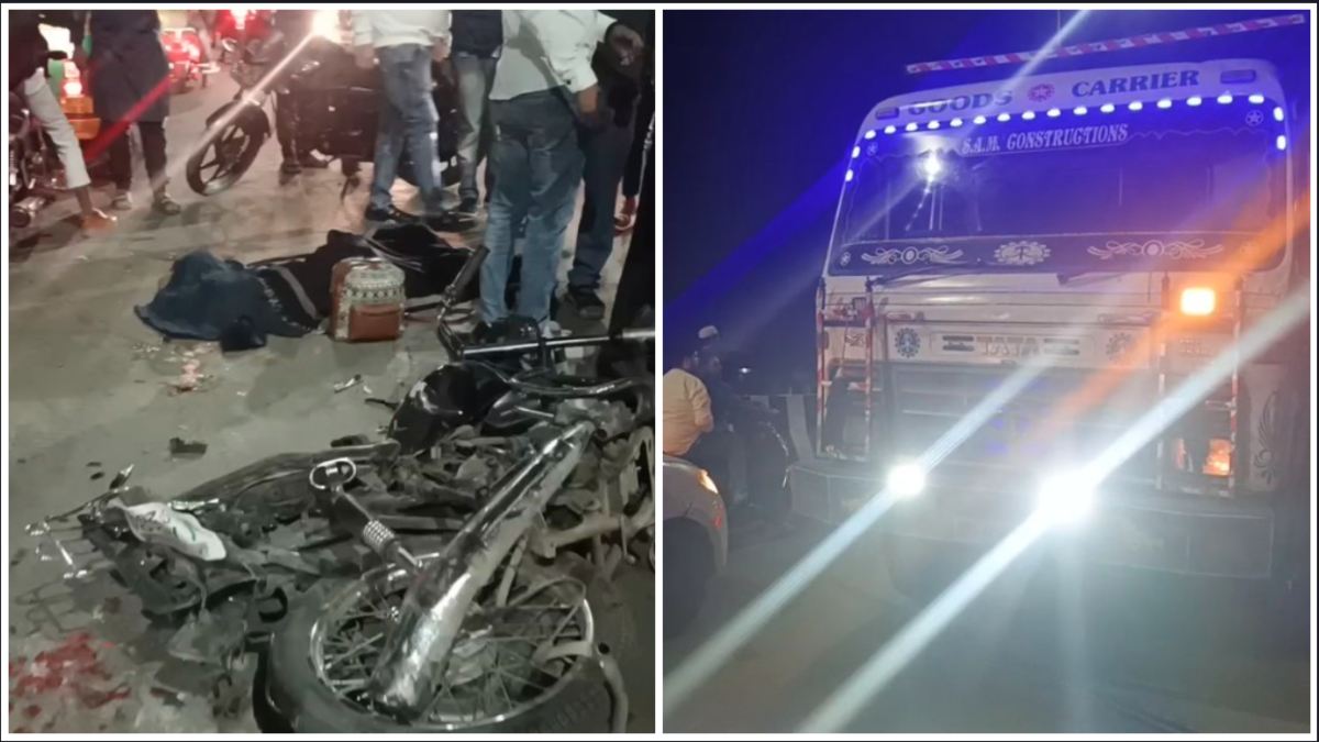 राजधानी में रफ्तार का कहर: डंपर ने बाइक सवारों को रौंदा, दो की मौके पर मौत, एक की हालत गंभीर, ड्राइवर फरार