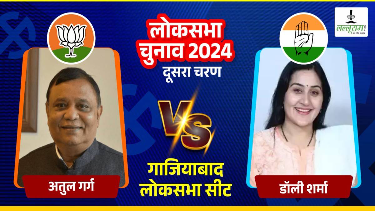 Ghaziabad Loksabha Elections 2024: गाजियाबाद में अतुल गर्ग और डॉली शर्मा में कांटे की टक्कर, चौथी बार लहराएगा भगवा या कांग्रेस खोलेगी खाता?