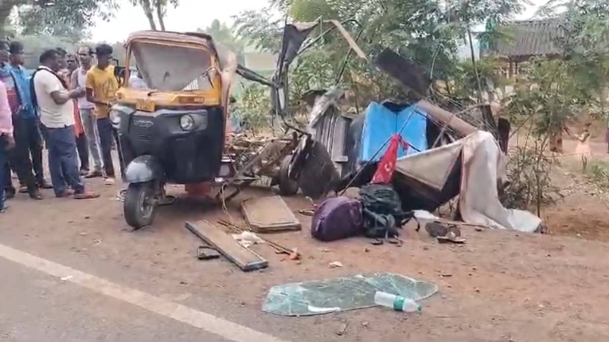 भीषण सड़क हादसा : तेज रफ्तार ट्रक ने ऑटो को मारी टक्कर, CG के तीन लोगों की ओडिशा में हुई मौत 5 घायल
