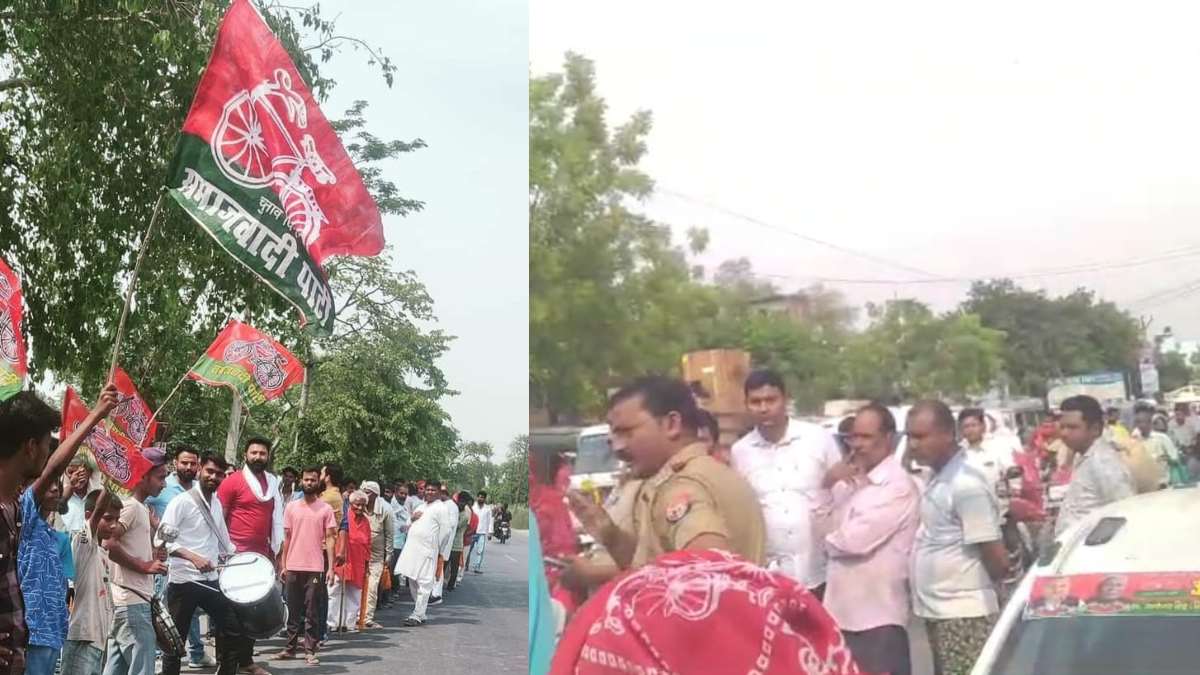 Lok Sabha Election : सपा प्रत्याशी की निकली विशाल जनसंपर्क रैली, गाड़ियों को किया गया सीज और चालान