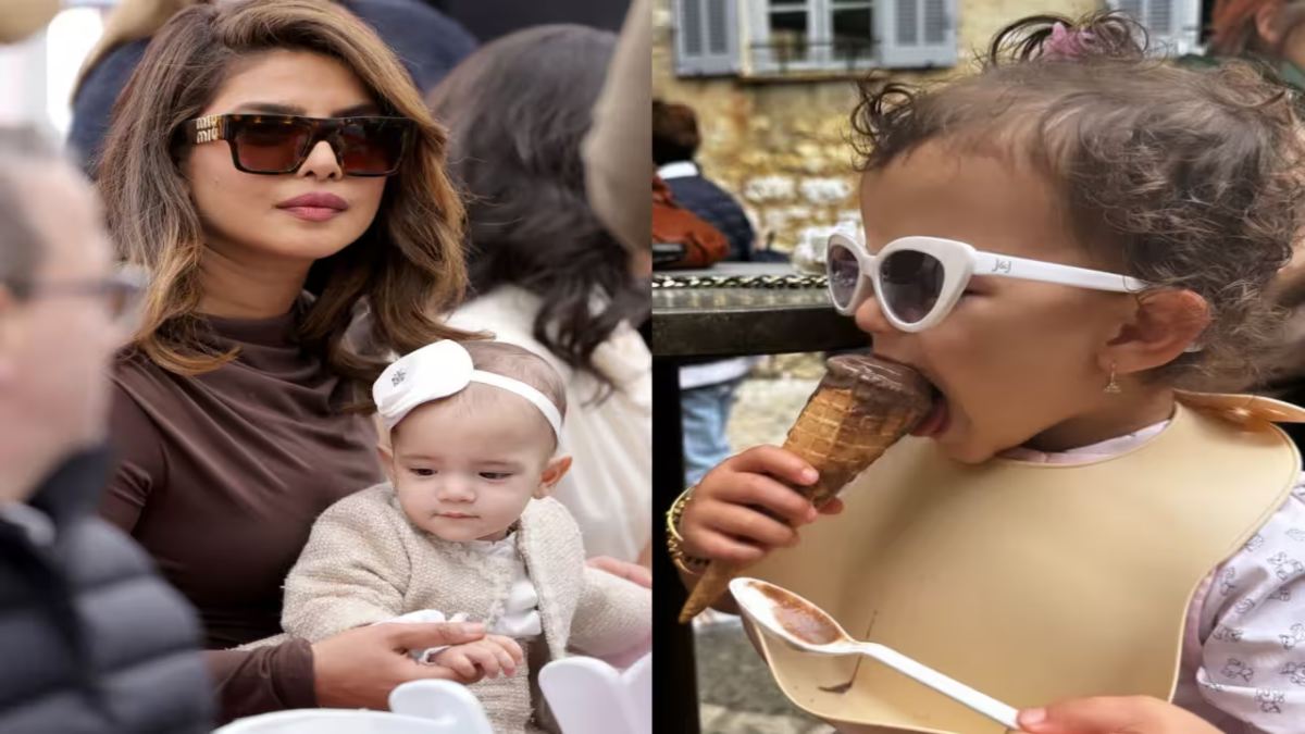 चाॅकलेट आइसक्रीम खाती नजर आई Priyanka Chopra की लाड़ली बेटी मालती मैरी, Social Media में Viral हुई क्यूट तस्वीरें…