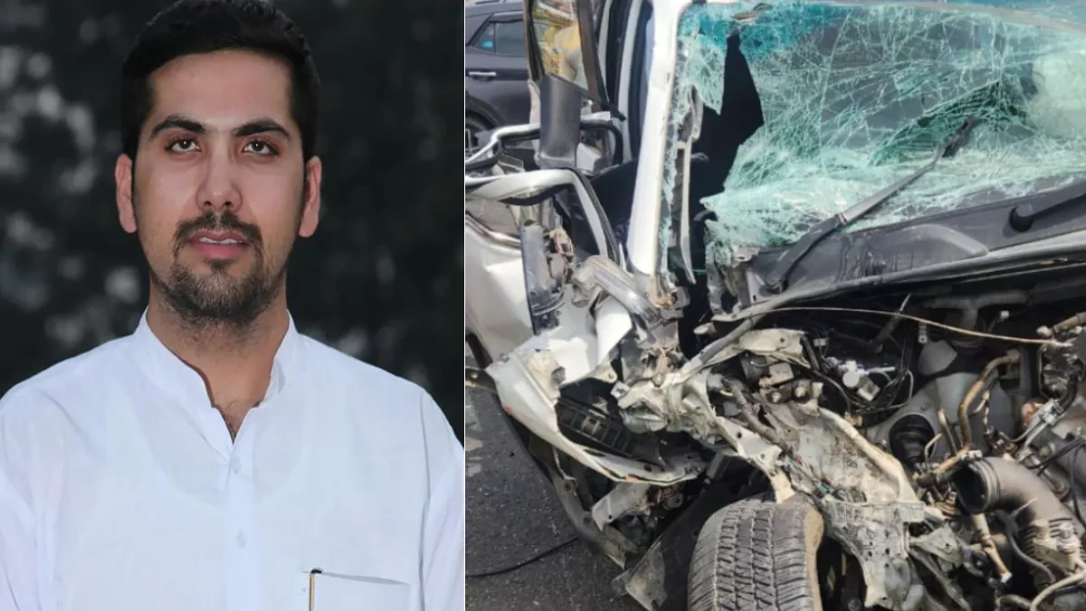 पूर्व विधायक अंगद सैनी की कार खड़ी एम्बुलेंस से टकराई, इलाज जारी
