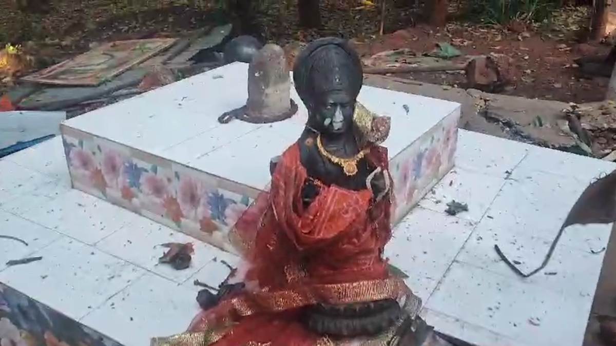 वन विभाग ने खंडित की मां नर्मदा की मूर्ति: साधु-संतों ने की कार्रवाई की मांग, दी ये चेतावनी