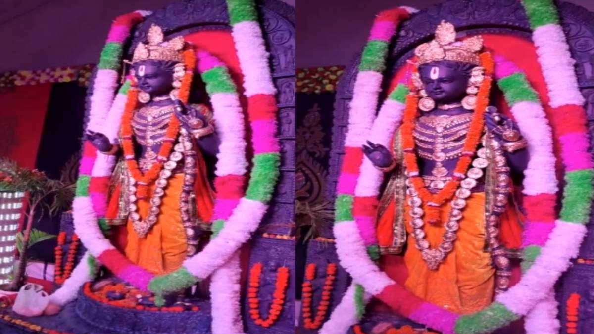 भोपालवासियों के लिए सजा रामलला दरबार: रामनवमी पर बनाई भव्य झांकी, भगवान के दर्शन लगी भक्तों की भीड़