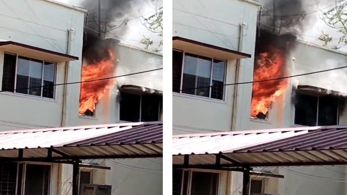 SP ऑफिस में लगी भीषण आग: महत्वपूर्ण दस्तावेज जलकर राख, आग पर काबू पाने की कोशिश जारी