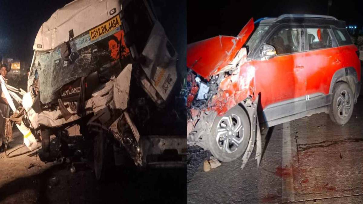 CG NEWS : नेशनल हाईवे पर दो वाहनों के बीच जोरदार टक्कर, ट्रेलर के उड़े परखच्चे, ड्राइवर की मौत, इधर कार ने मवेशियों को रौंदा, एक की गई जान, दो जख्मी