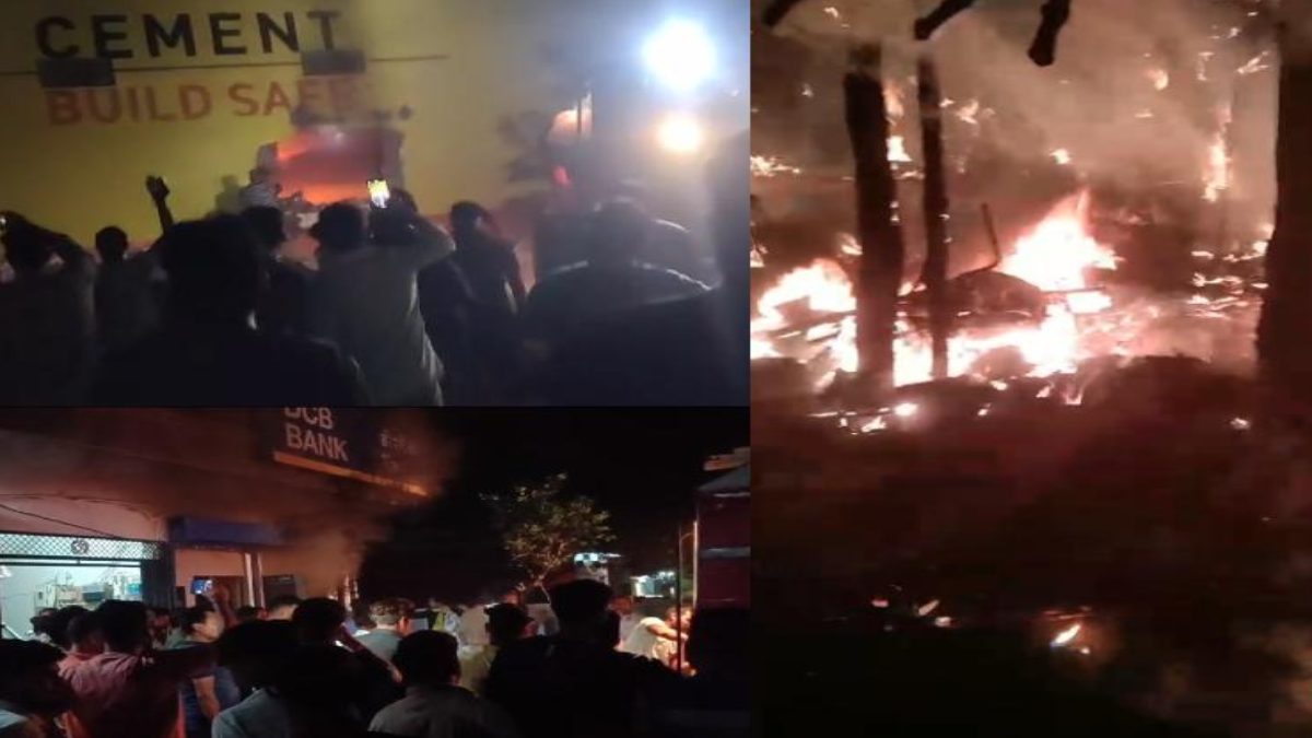 MP में अग्निकांड की 2 घटनाएं: सीहोर में बैंक में लगी भीषण आग, मौके पर दकमल टीम मौजूद, खंडवा में दो किसानों मकान में भड़की आग