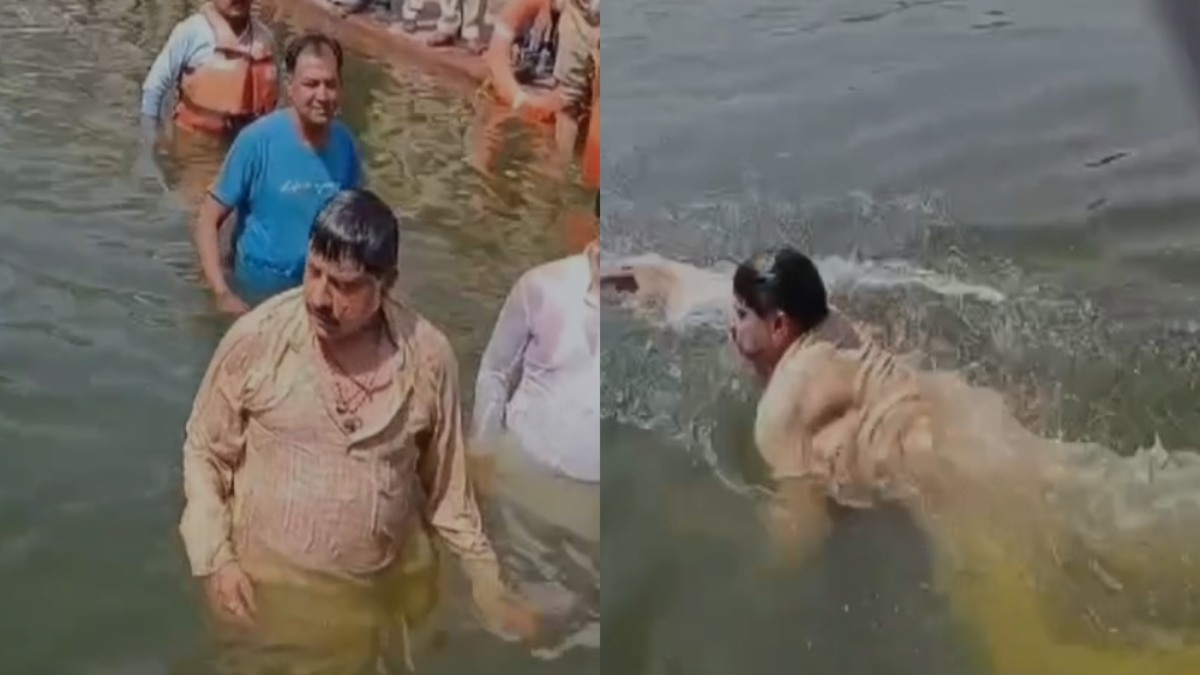Ujjain दौरे पर CM Mohan Yadav: मुख्यमंत्री ने क्षिप्रा नदी में लगाई आस्था की डुबकी, देखें Video