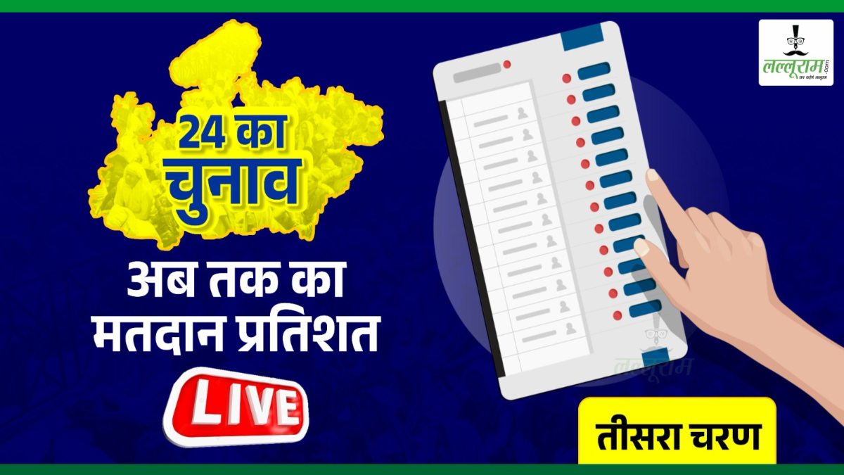 Lok Sabha Election 3rd Phase Voting Percentage: MP में दोपहर 3 बजे तक 54.09% मतदान, सबसे अधिक राजगढ़, सबसे कम भिंड में वोटिंग, देखें लोकसभावार आंकड़े