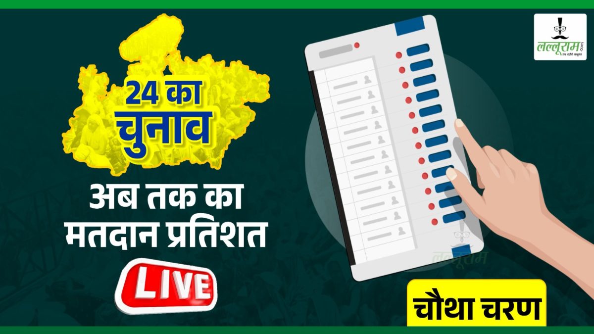 Lok Sabha Election 2024 Phase 4 Voting Percentage: MP में अंतिम चरण का मतदान खत्म, 6 बजे तक 71.72 % प्रतिशत वोटिंग, जानें कहां कितना पड़ा वोट
