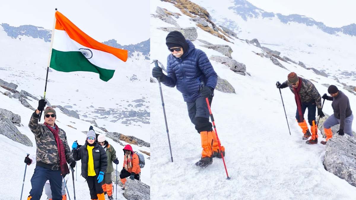 छत्तीसगढ़ के किशोर पारेख ने 61 वर्ष की उम्र में पांगरचुल्ला चोटी पर लहराया तिरंगा, -7 डिग्री में 15 हजार फीट ऊंचाई का रास्ता किया तय, मुख्यमंत्री ने दी बधाई