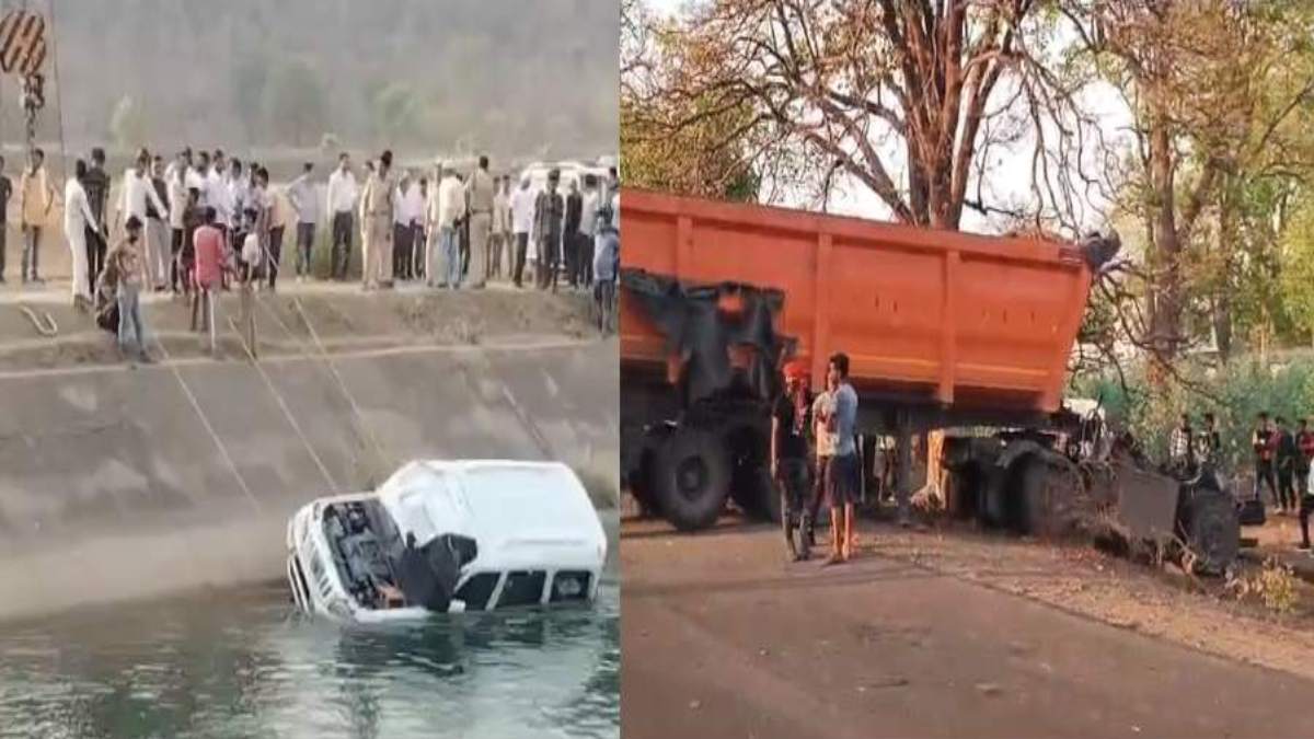 MP Accident: शहडोल में अनियंत्रित होकर पेड़ से टकराया ट्रक, हेल्पर की मौत, सीधी में नहर में घुसी बेकाबू कार