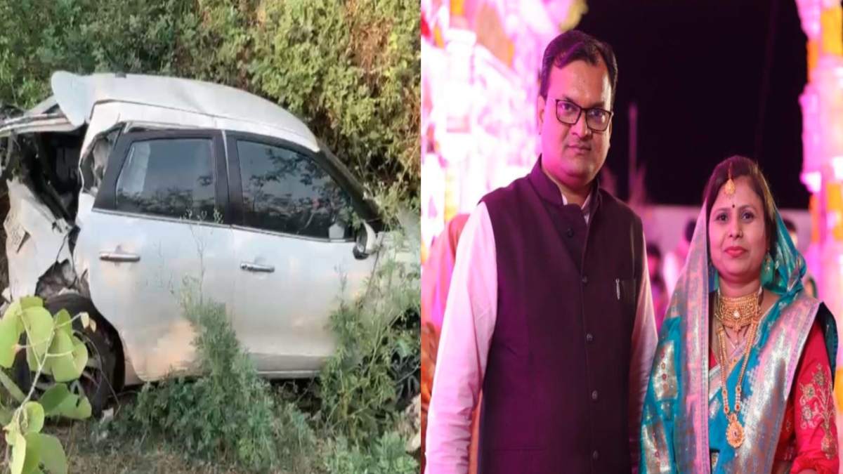 बीजेपी नेता की सड़क हादसे में मौत: बाबा महाकाल के दर्शन कर लौट रहे थे, तेज रफ्तार डंपर ने मारी टक्कर, गड्ढे में जा गिरी कार