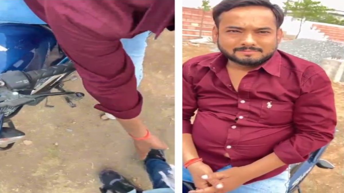 MP में सामाजिक सौहार्द बिगाड़ने की कोशिश: ब्राह्मण युवक से पैर पड़वाने का वीडियो वायरल
