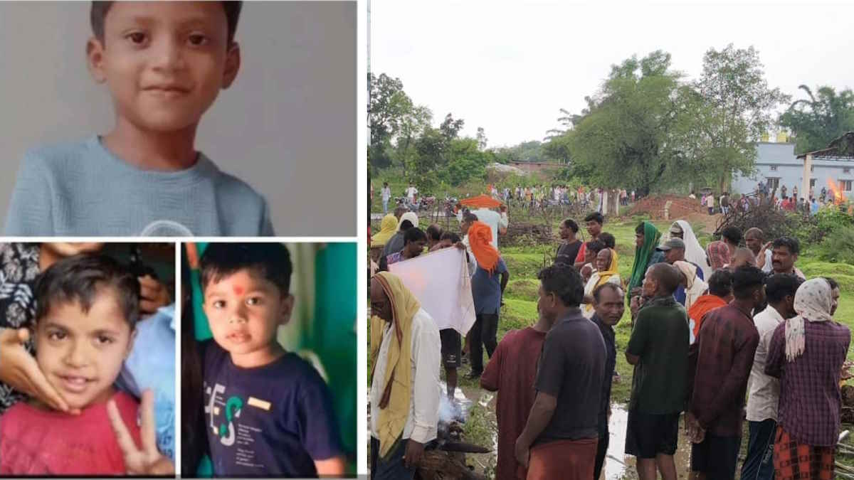 एक साथ निकली तीन मासूम दोस्तों की अर्थी, अंतिम संस्कार के दौरान पूरा गांव रोया…