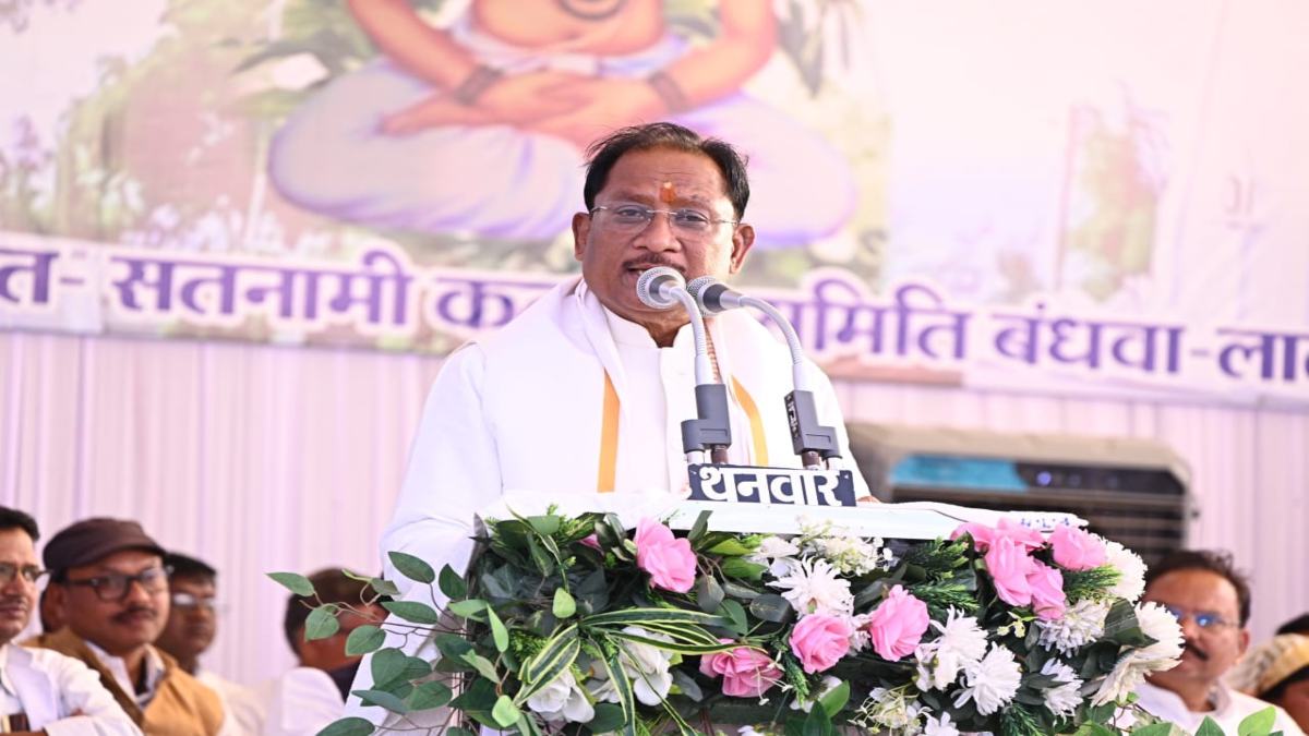 गुरु घासीदास जयंती पर सीएम साय ने मुंगेली में 1 करोड़ से अधिक के विकास कार्यों की दी सौगात, कहा- गुरु घासीदास बाबा ने समाज को समानता, सद्भाव और मानवता का दिया संदेश