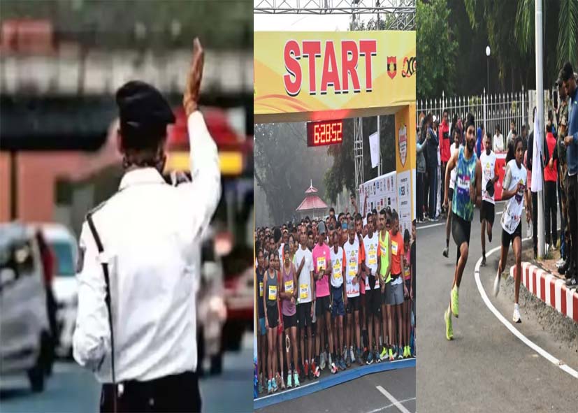 दिल्ली में कल इंडियन नेवी हाफ मैराथन: कई मुख्य रास्तों पर ट्रैफिक डायवर्ट, पुलिस ने जारी की एडवाइजरी