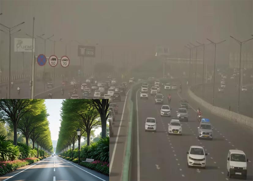 दिल्ली की सड़कों से धूल कम करने की तैयारी, रेखा सरकार शुरू करेगी 4 मॉडल रोड का पायलट प्रोजेक्ट