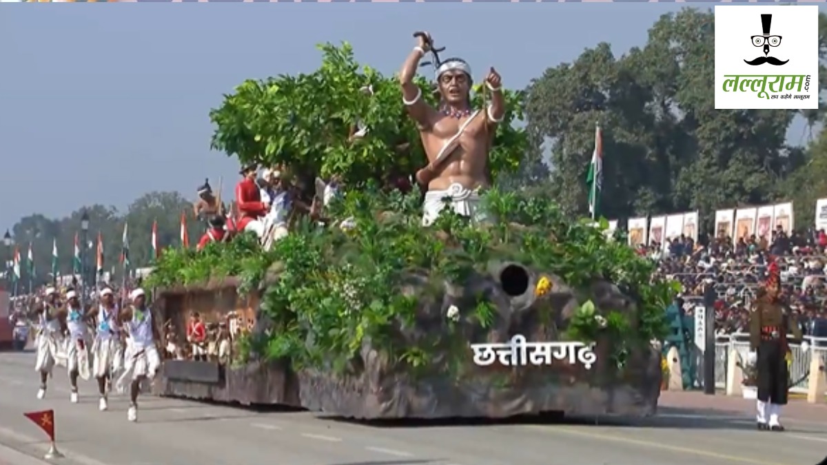 कर्तव्य पथ पर गूंजा छत्तीसगढ़ के जनजातीय शौर्य का इतिहास : देश के पहले जनजातीय डिजिटल संग्रहालय की भव्य झांकी बनी आकर्षण का केंद्र