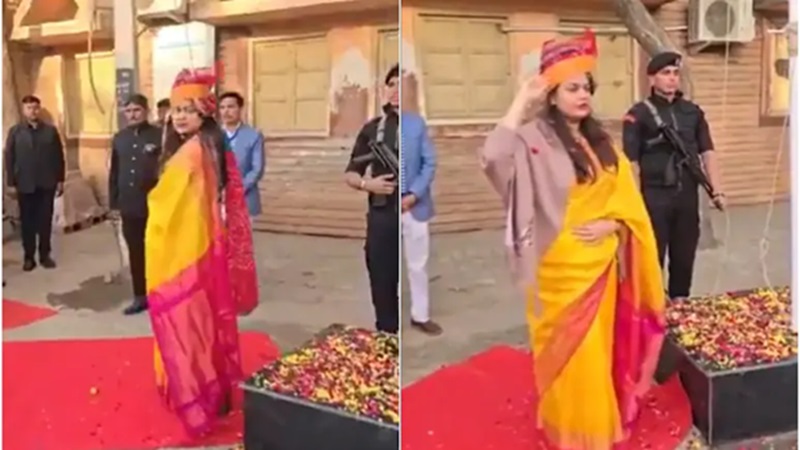 IAS Tina Dabi: गणतंत्र दिवस समारोह में बाड़मेर कलेक्टर टीना डाबी से हुई बड़ी चूक, वीडियो वायरल