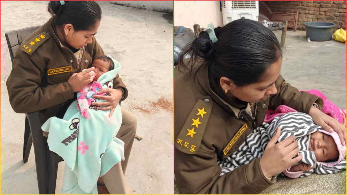 खाकी ने पेश की मानवता की मिसाल: अवैध शराब ठिकानों पर कार्रवाई के दौरान भूख से रोता मिला नवजात, SDOP ने दूध मंगाकर खुद पिलाया